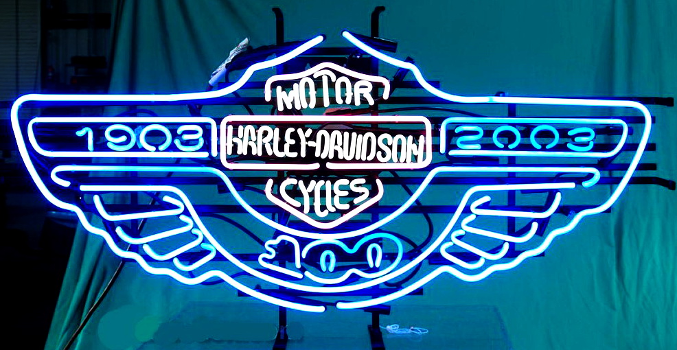 HD Centenary Neon Sign